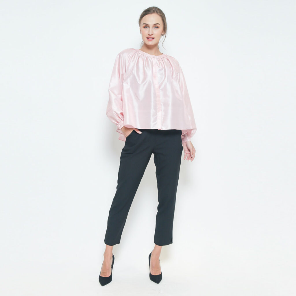 FAME AGENDA - PLEATED SHIRT - Image 4