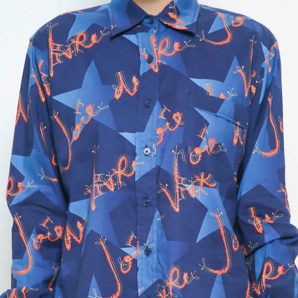 FAME AGENDA - UNISEX SHIRT -BLUE - Image 5