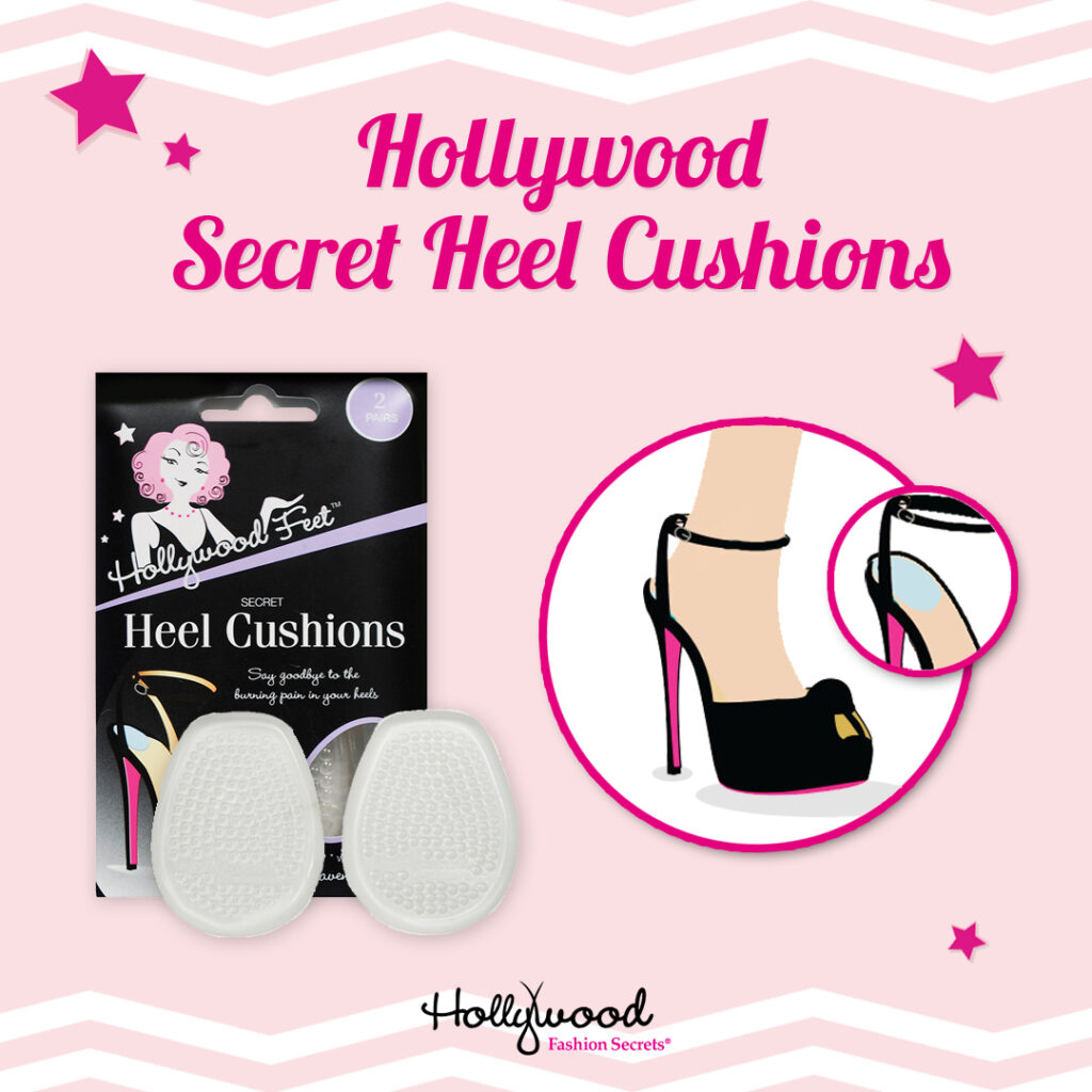 Hollywood Fashion Secret - Secret Gel Heel Cushions - 2 Pairs - Transparent - Image 4