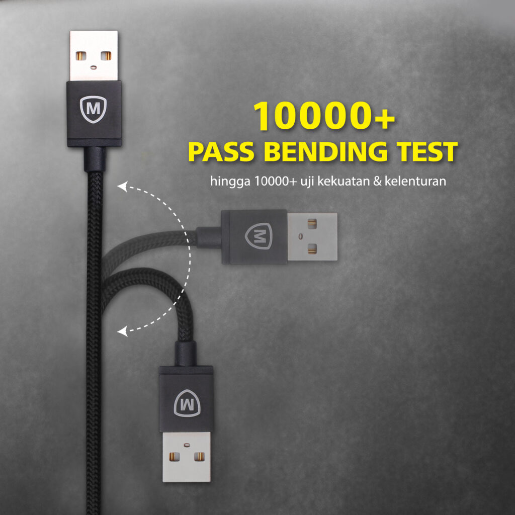 MICROPACK CABLE THUNDER 5G / POWERLINK AC CHARGING DATA BLACK (MC-310C.BLK) - Image 4