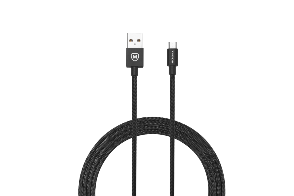 MICROPACK CABLE THUNDER 5G / POWERLINK AC CHARGING DATA BLACK (MC-310C.BLK)