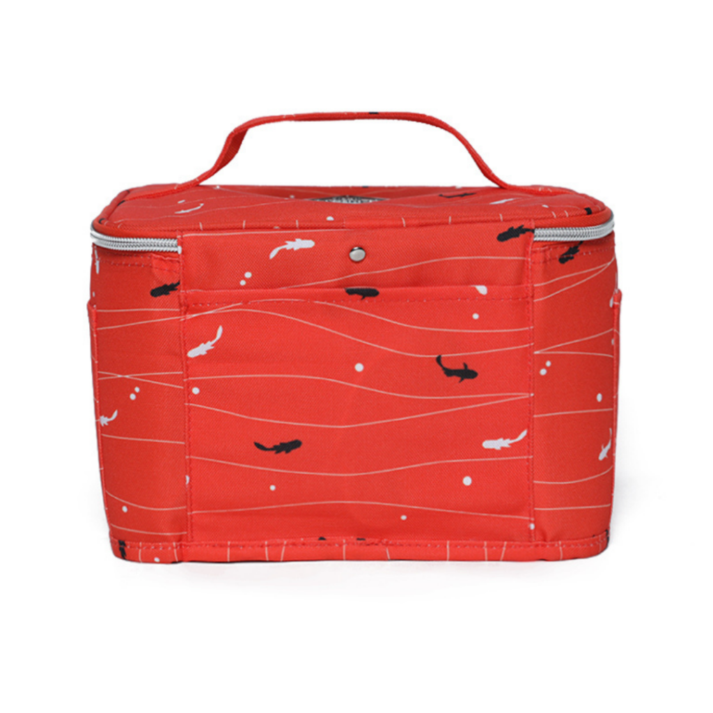 Okiedog Freckles UV Personal Case SHARKY RED - Tas sterilisasi multifungsi