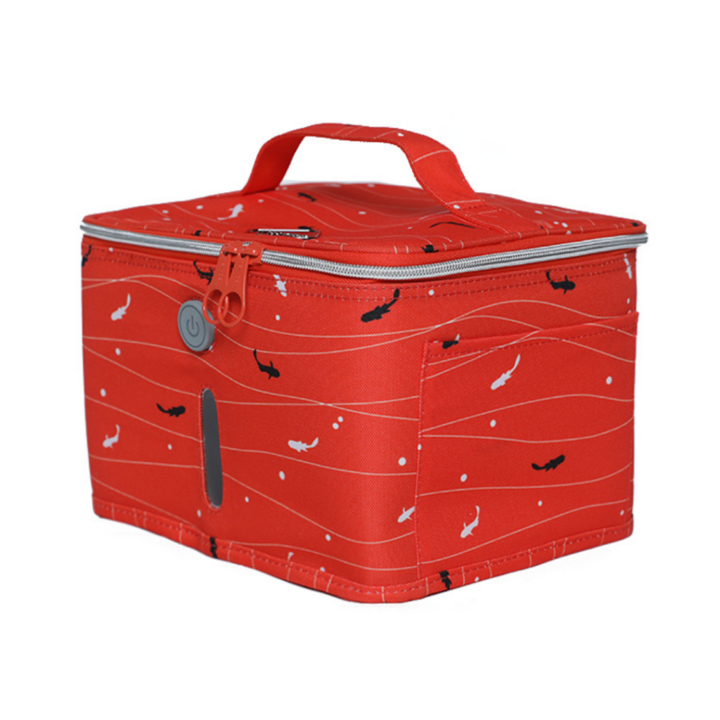 Okiedog Freckles UV Personal Case SHARKY RED - Tas sterilisasi multifungsi - Image 5