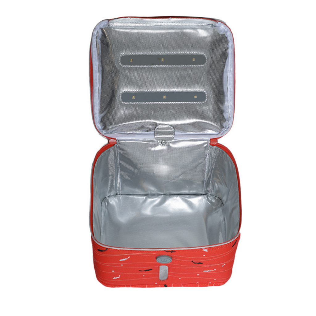 Okiedog Freckles UV Personal Case SHARKY RED - Tas sterilisasi multifungsi - Image 2