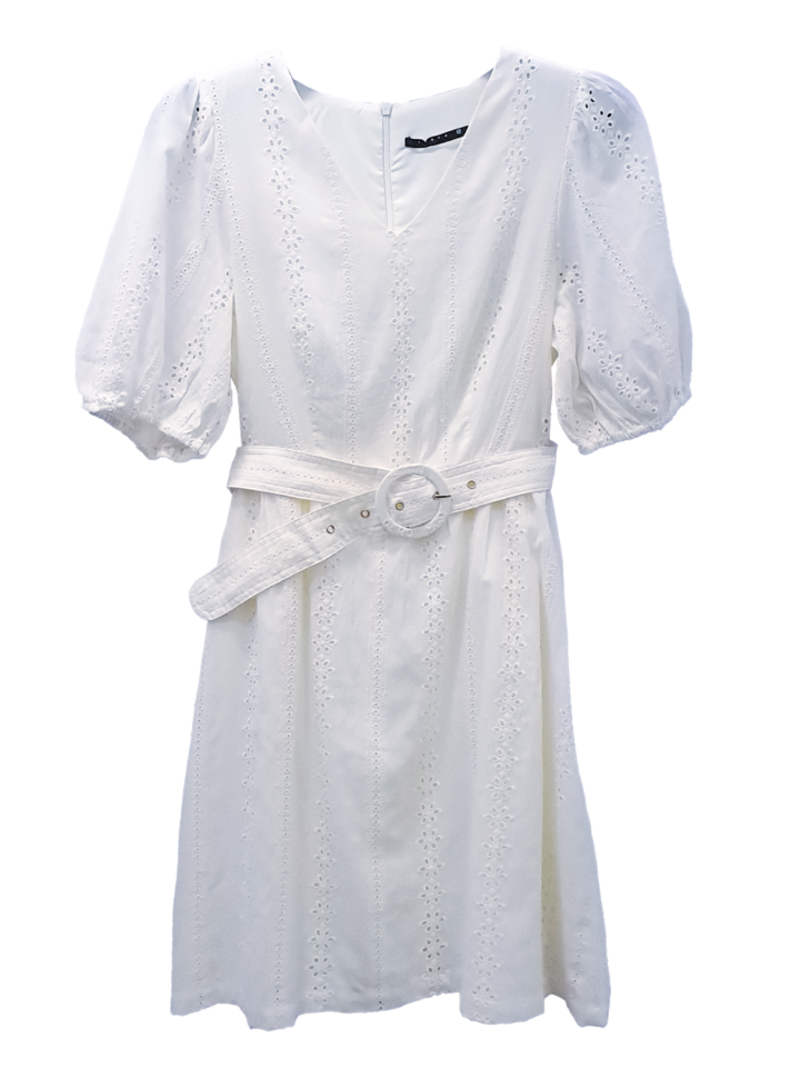 LYOTA 2109EADR039 DRESS WHITE