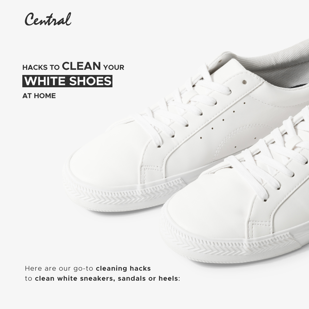 How to clean your sales white shoes at home