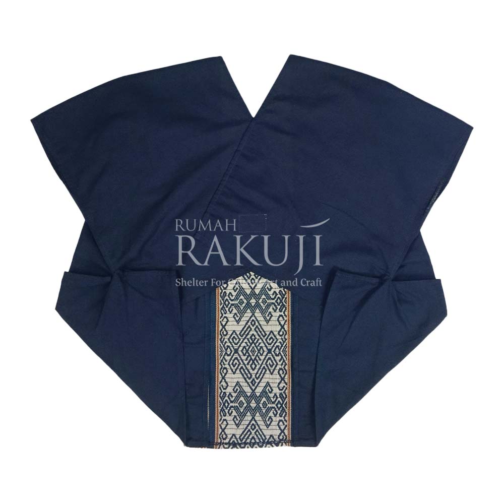 Rumah Rakuji - Blouse Kutubaru - Pahikung - navy - Image 3